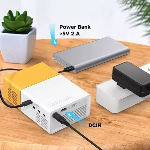 Mini Proyector Led Portatil HDMI VGA USB