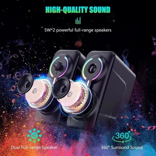 Parlantes Altavoz Onikuma Rgb Multimedia