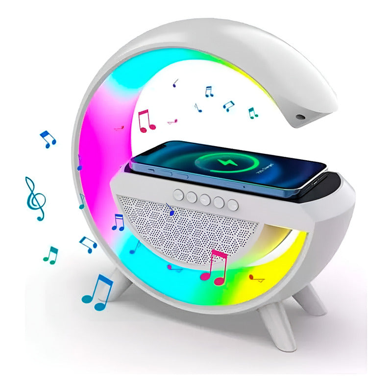 Lampara G Parlante Cargador Inalambrico