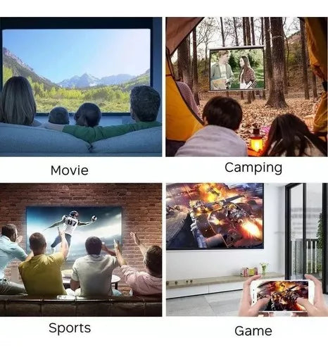 Mini Proyector Led Portatil HDMI VGA USB