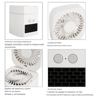 Calentador y Ventilador Eléctrico 2 en 1