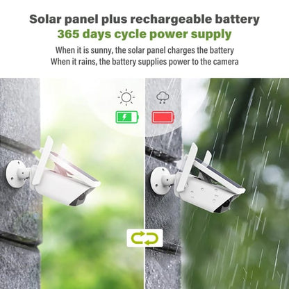 Camara solar exterior impermeable
