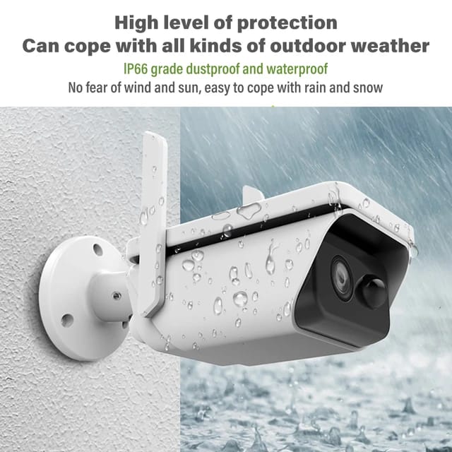 Camara solar exterior impermeable, camar