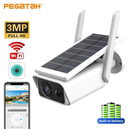 Camara solar exterior impermeable