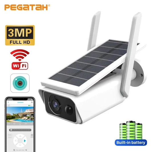 Camara solar exterior impermeable