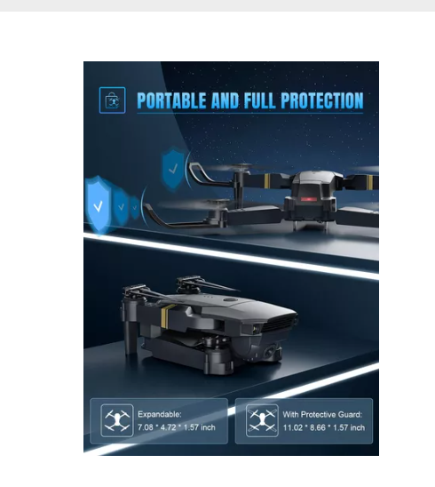 DRON PRO CON DOBLE CAMARA 4k 998pro