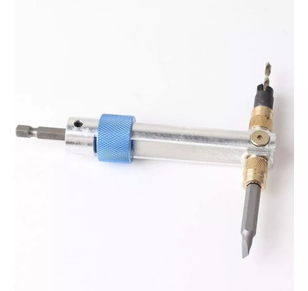 Herramienta Doble Taladro Broca Y Atorni