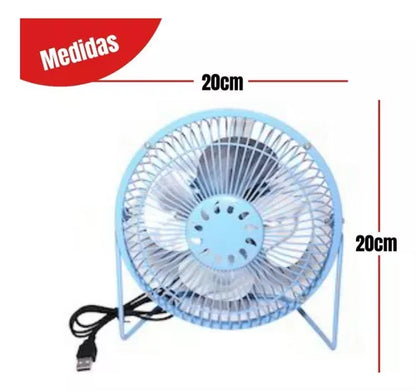 Ventilador De Mesa Usb Mesa Abanico