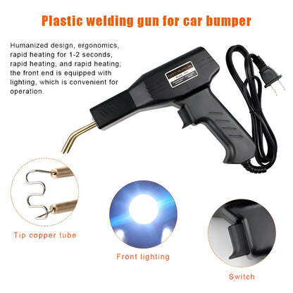 Máquina De Soldar Grapadora De Plástico Caliente Color Negro