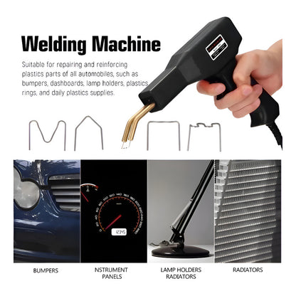 Máquina De Soldar Grapadora De Plástico Caliente Color Negro