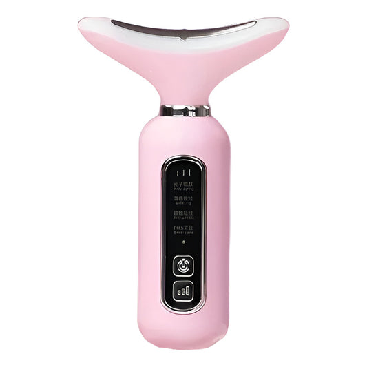 Masajeador Reafirmante Facial Cuello Papada Antiedad Maka Color Rosa