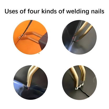 Máquina De Soldar Grapadora De Plástico Caliente Color Negro