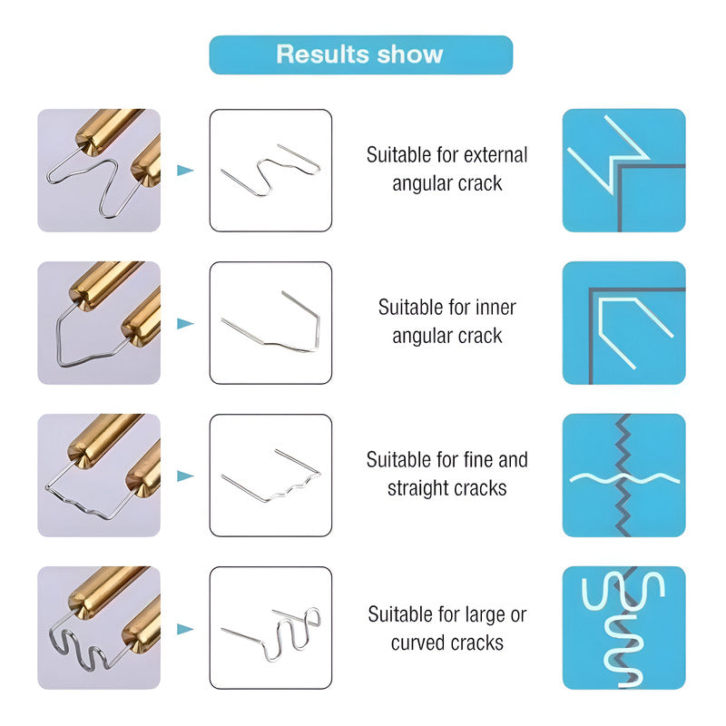 Máquina De Soldar Grapadora De Plástico Caliente Color Negro