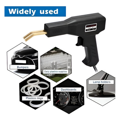 Máquina De Soldar Grapadora De Plástico Caliente Color Negro