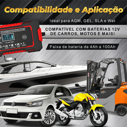 Cargador Y Reparador De Baterías Inteligentes Para Automóviles | Vgs Group