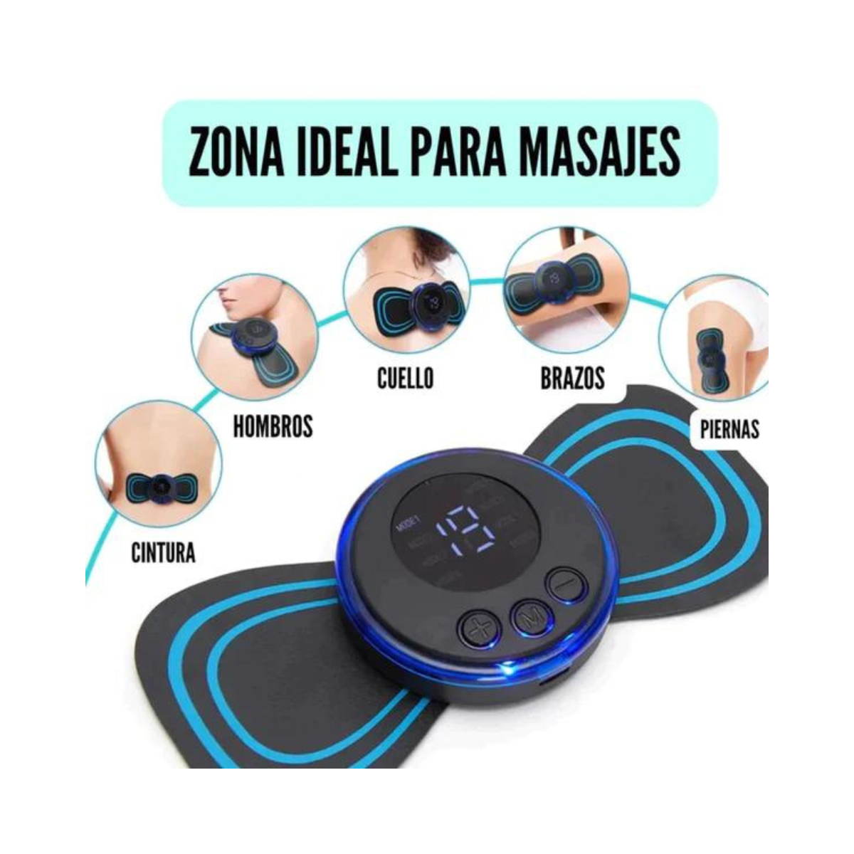 Masajeador Estimulador Muscular Compacto